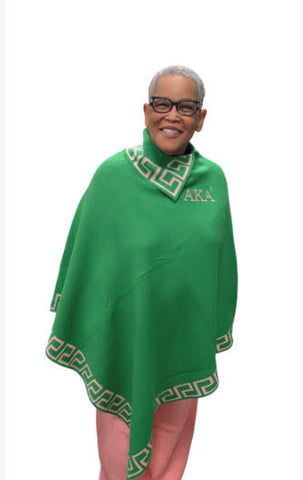 AKA Greek Key Poncho